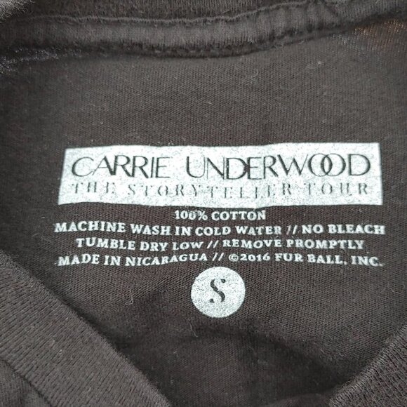 ATTRACTIVE Carrie Underwood Concert Cut Off Tank Women's Size Small OFFICIAL - Picture 3 of 5